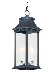 Maxim 30029CLBK Vicksburg 2 Light Outdoor Hanging Lantern | Black
