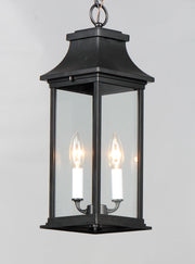 Maxim 30029CLBK Vicksburg 2 Light Outdoor Hanging Lantern | Black