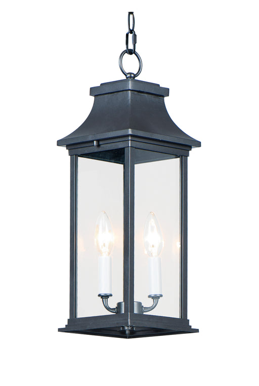 Maxim 30029CLBK Vicksburg 2 Light Outdoor Hanging Lantern | Black