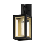 Maxim 30052CLBKGLD Neoclass 1 Light Outdoor Sconce | Black / Gold