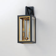 Maxim 30055CLBKGLD Neoclass 2 Light Outdoor Sconce | Black / Gold