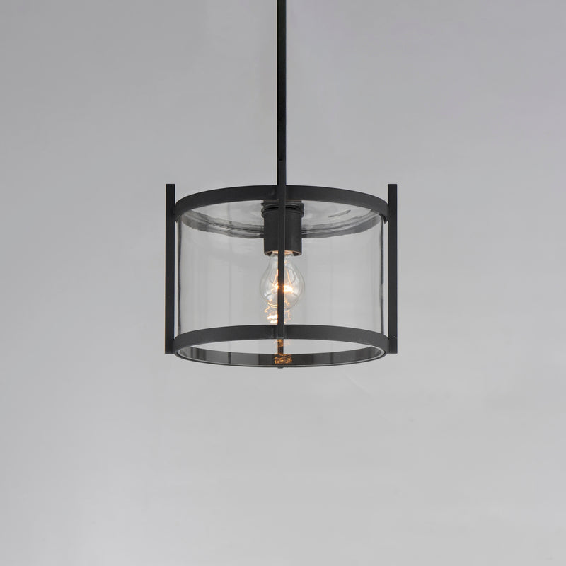 Maxim 30061CLBK Belfry 1 Light Semi Flush/Pendant | Black