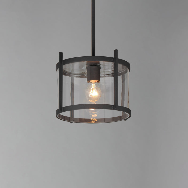 Maxim 30061CLBK Belfry 1 Light Semi Flush/Pendant | Black