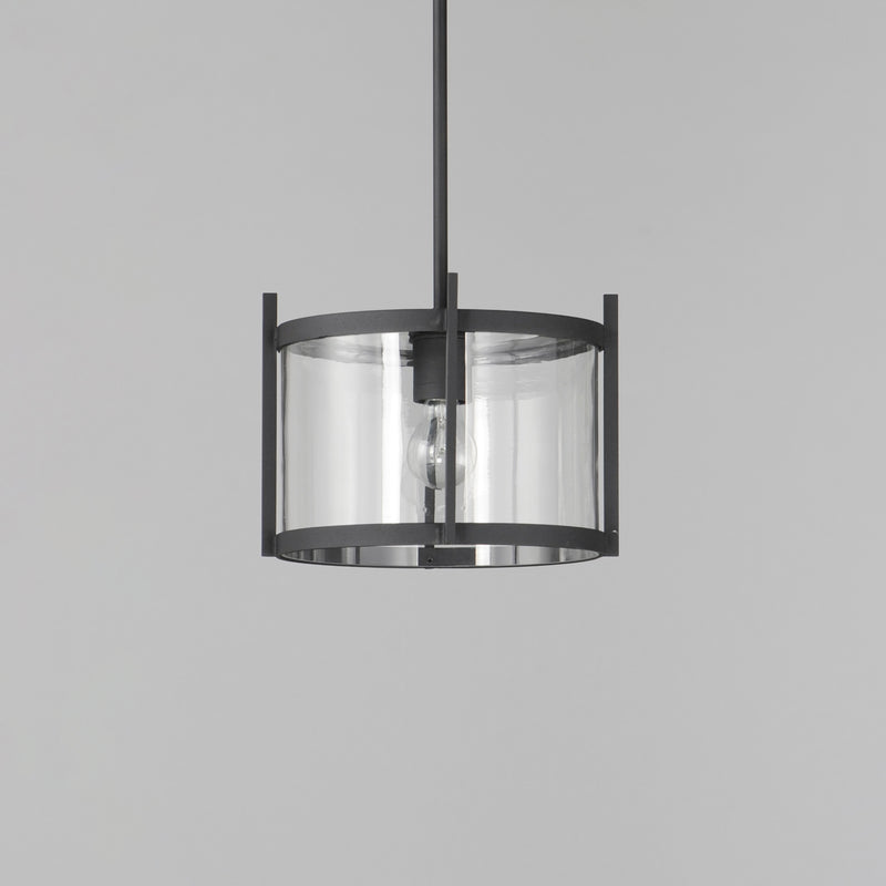 Maxim 30061CLBK Belfry 1 Light Semi Flush/Pendant | Black
