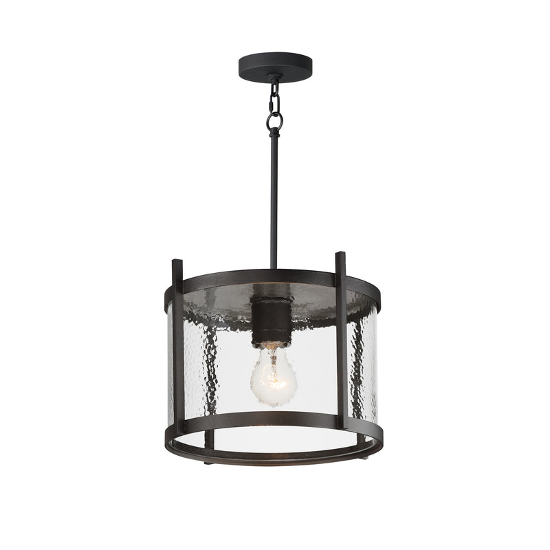 Maxim 30061HMBK Belfry 1 Light Semi Flush/Pendant | Black