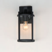 Maxim 30062CLBK Belfry 1 Light Wall Sconce | Black