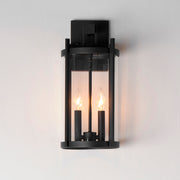 Maxim 30064CLBK Belfry 2 Light Wall Sconce | Black