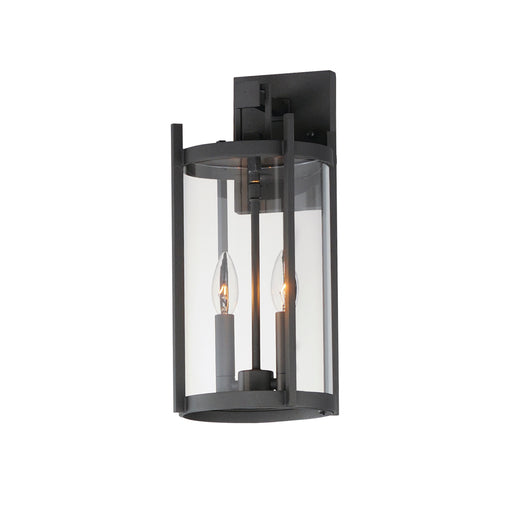 Maxim 30064CLBK Belfry 2 Light Wall Sconce | Black