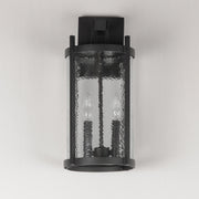 Maxim 30064HMBK Belfry 2 Light Wall Sconce | Black