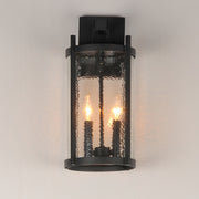 Maxim 30064HMBK Belfry 2 Light Wall Sconce | Black