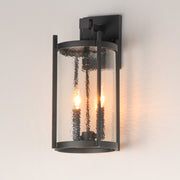 Maxim 30064HMBK Belfry 2 Light Wall Sconce | Black