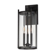 Maxim 30065CLBK Belfry 3 Light Wall Sconce | Black