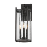 Maxim 30065HMBK Belfry 3 Light Wall Sconce | Black