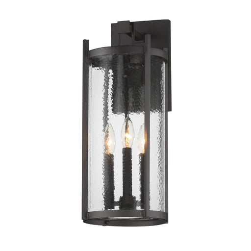 Maxim 30065HMBK Belfry 3 Light Wall Sconce | Black