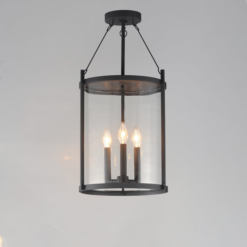 Maxim 30069CLBK Belfry 3 Light Pendant | Black