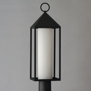 Maxim 30070SWBK Aldous 1 Light Outdoor Post Mount | Black