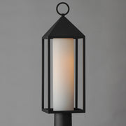 Maxim 30070SWBK Aldous 1 Light Outdoor Post Mount | Black