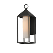 Maxim 30073SWBK Aldous 1 Light Large Outdoor Sconce | Black