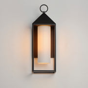 Maxim 30073SWBK Aldous 1 Light Large Outdoor Sconce | Black