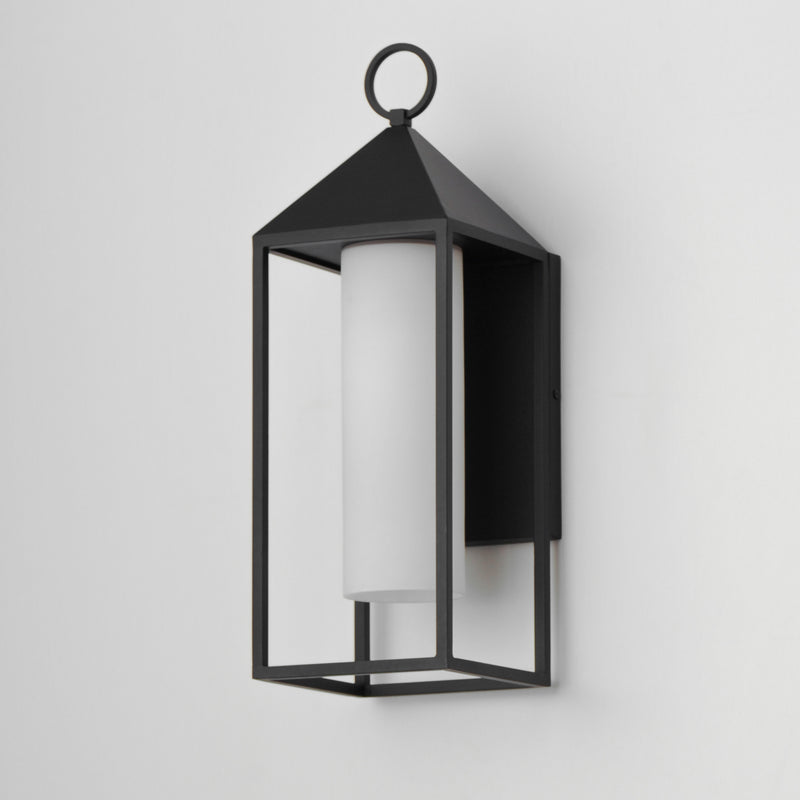Maxim 30073SWBK Aldous 1 Light Large Outdoor Sconce | Black