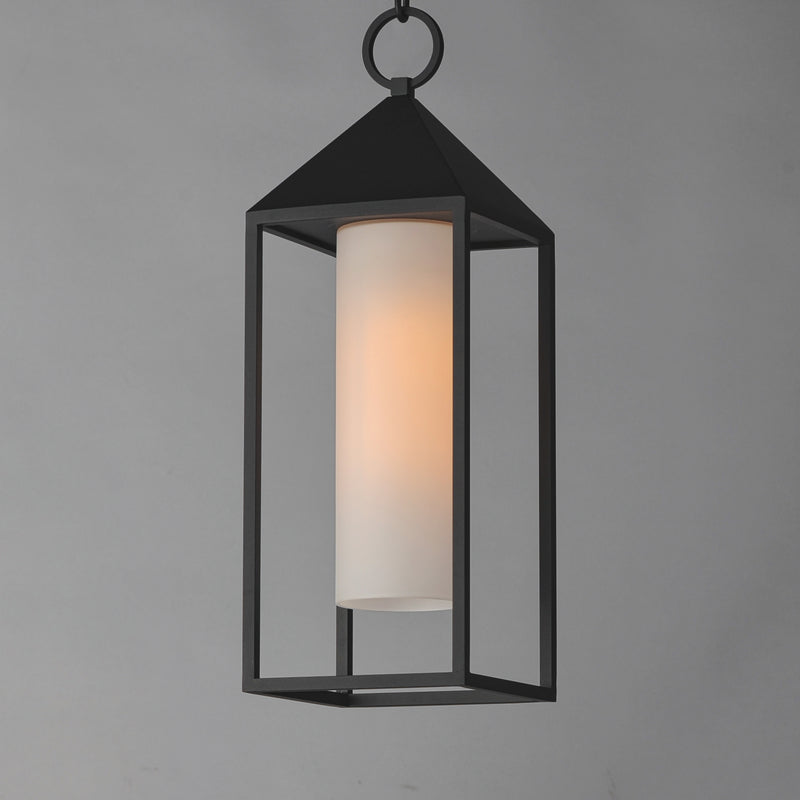 Maxim 30079SWBK Aldous 1 Light Outdoor Pendant | Black