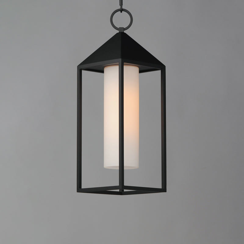 Maxim 30079SWBK Aldous 1 Light Outdoor Pendant | Black