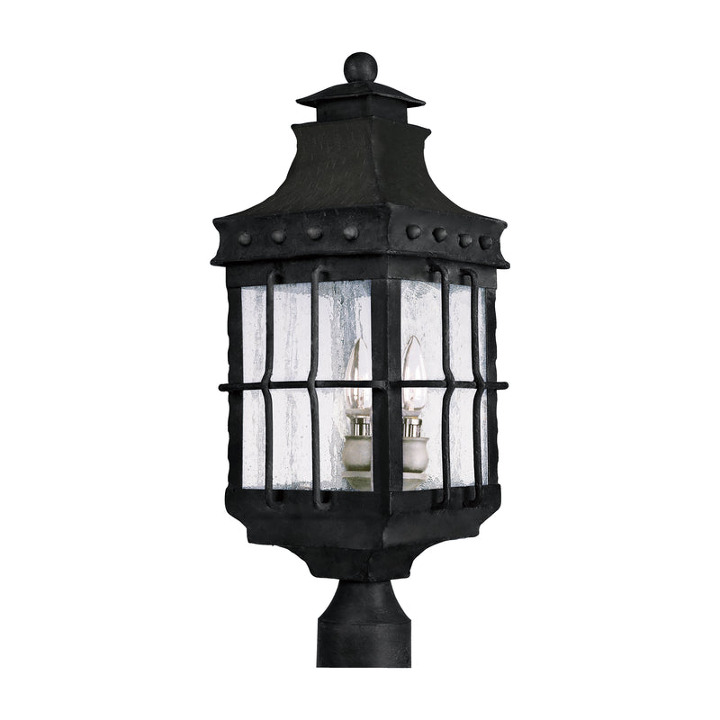 Maxim 30080CDCF Nantucket 3 Light Outdoor Pole/Post Lantern | Country Forge