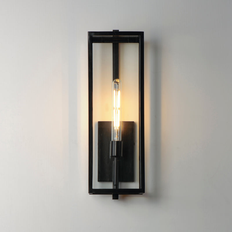 Maxim 30095CLDBZ Catalina Large Outdoor Up Light Wall Sconce | Dark Bronze