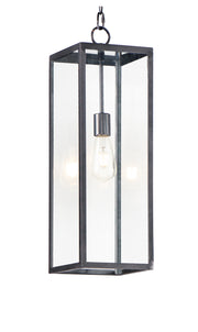Maxim 30097CLDBZ Catalina 1 Light Outdoor Hanging Lantern | Dark Bronze