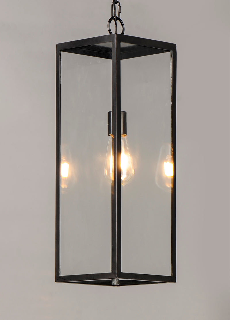 Maxim 30097CLDBZ Catalina 1 Light Outdoor Hanging Lantern | Dark Bronze