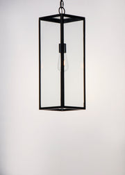 Maxim 30097CLDBZ Catalina 1 Light Outdoor Hanging Lantern | Dark Bronze