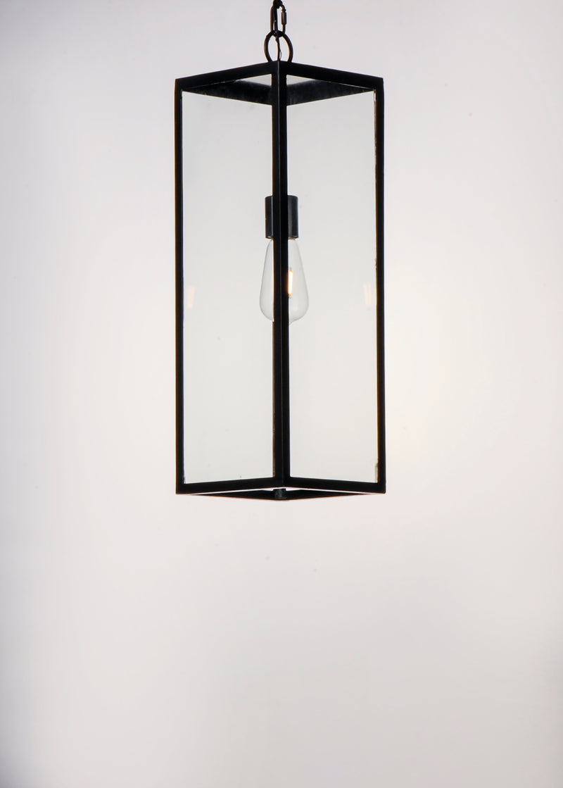 Maxim 30097CLDBZ Catalina 1 Light Outdoor Hanging Lantern | Dark Bronze