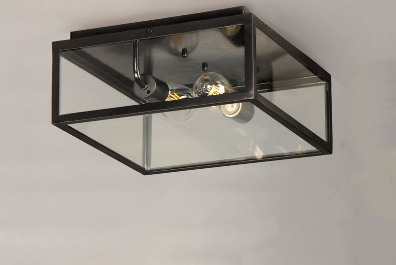 Maxim 30098CLDBZ Catalina 2 Light Outdoor Ceiling Mount | Dark Bronze