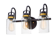Maxim 30172CLBZGLD Magnolia 3 Light Bath Vanity | Bronze / Gold