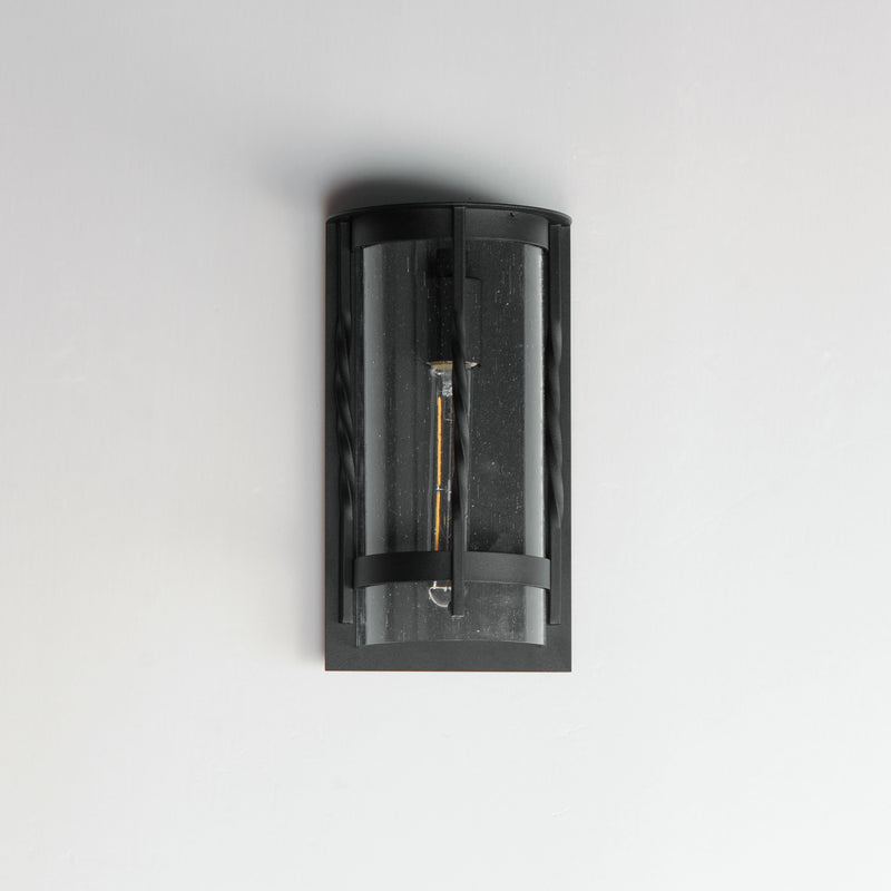 Maxim 30191CDBK Foundry 1 Light Outdoor Wall Sconce | Black
