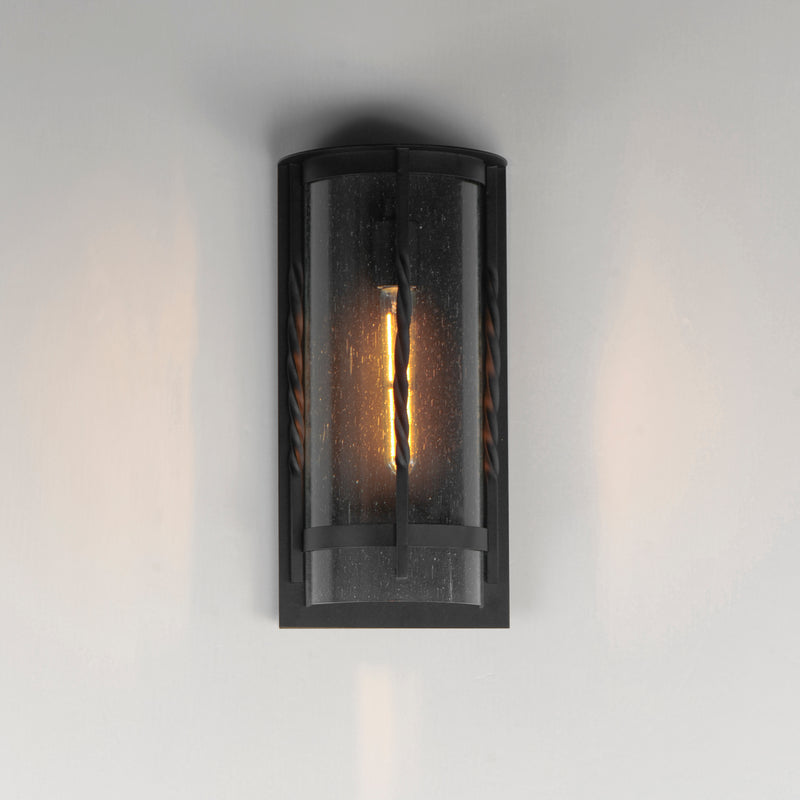 Maxim 30192CDBK Foundry 1 Light Outdoor Wall Sconce | Black