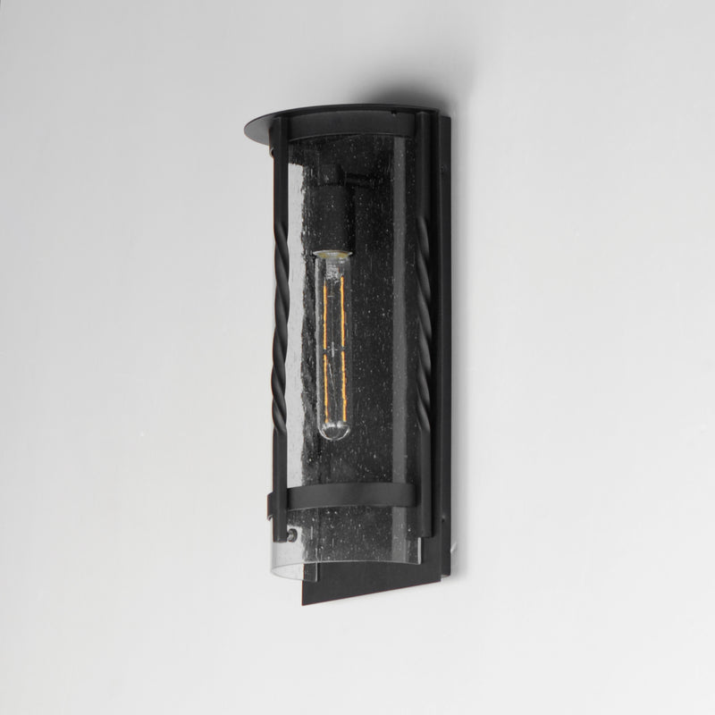 Maxim 30192CDBK Foundry 1 Light Outdoor Wall Sconce | Black