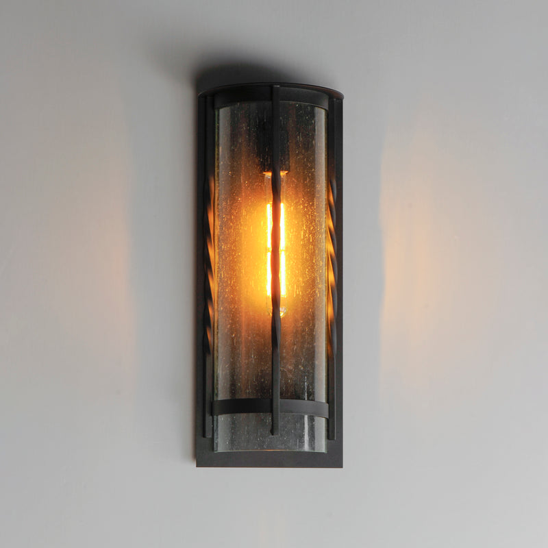 Maxim 30193CDBK Foundry 1 Light Outdoor Wall Sconce | Black