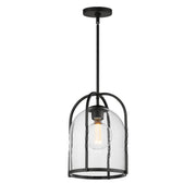 Maxim 30194CDBK Foundry 1 Light Pendant | Black