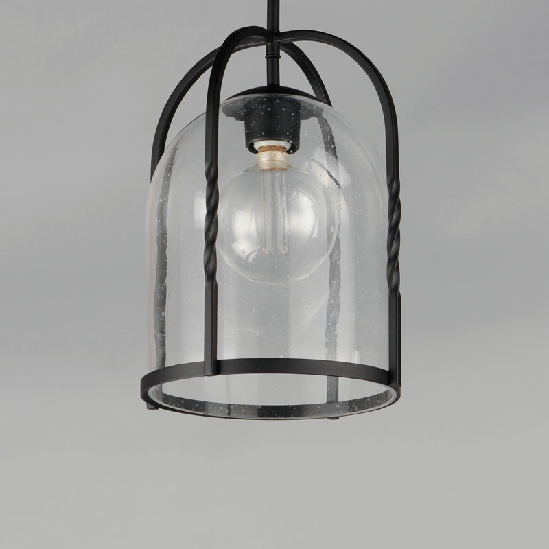 Maxim 30194CDBK Foundry 1 Light Pendant | Black