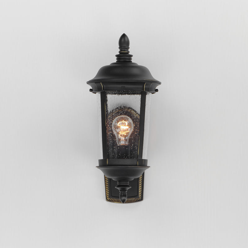Maxim 3020CDBZ Dover Cast 1 Light Outdoor Wall Lantern | Bronze