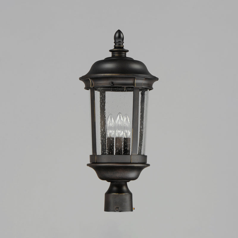 Maxim 3021CDBZ Dover Cast 3 Light Outdoor Pole/Post Lantern | Bronze