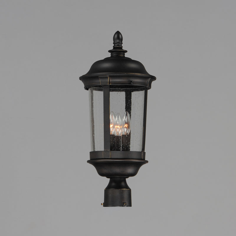 Maxim 3021CDBZ Dover Cast 3 Light Outdoor Pole/Post Lantern | Bronze