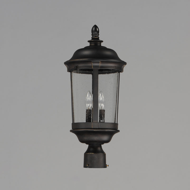 Maxim 3021CDBZ Dover Cast 3 Light Outdoor Pole/Post Lantern | Bronze