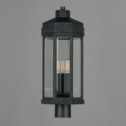 Maxim 30220CLBKP Wright 3 Light Outdoor Post | Black Patina