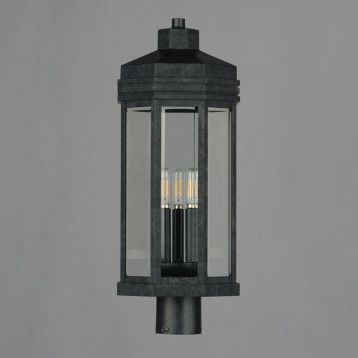Maxim 30220CLBKP Wright 3 Light Outdoor Post | Black Patina