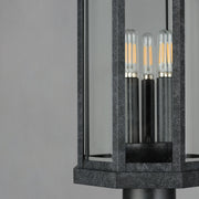 Maxim 30220CLBKP Wright 3 Light Outdoor Post | Black Patina