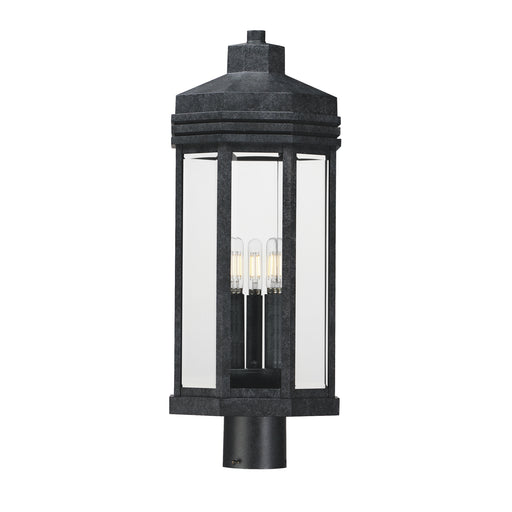 Maxim 30220CLBKP Wright 3 Light Outdoor Post | Black Patina
