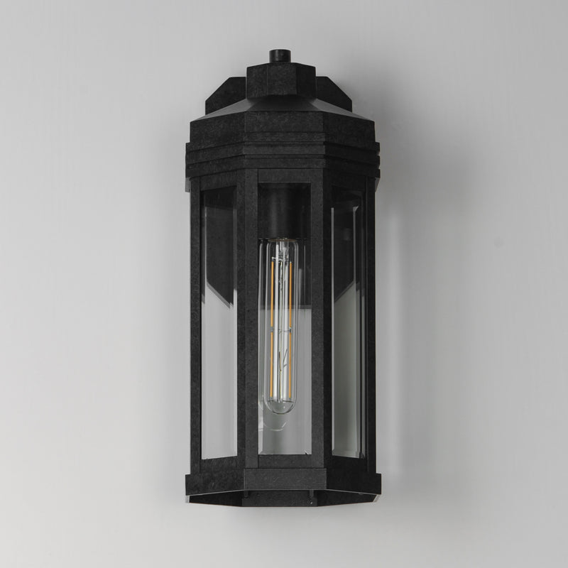 Maxim 30222CLBKP Wright 1 Light Outdoor Wall Sconce | Black Patina