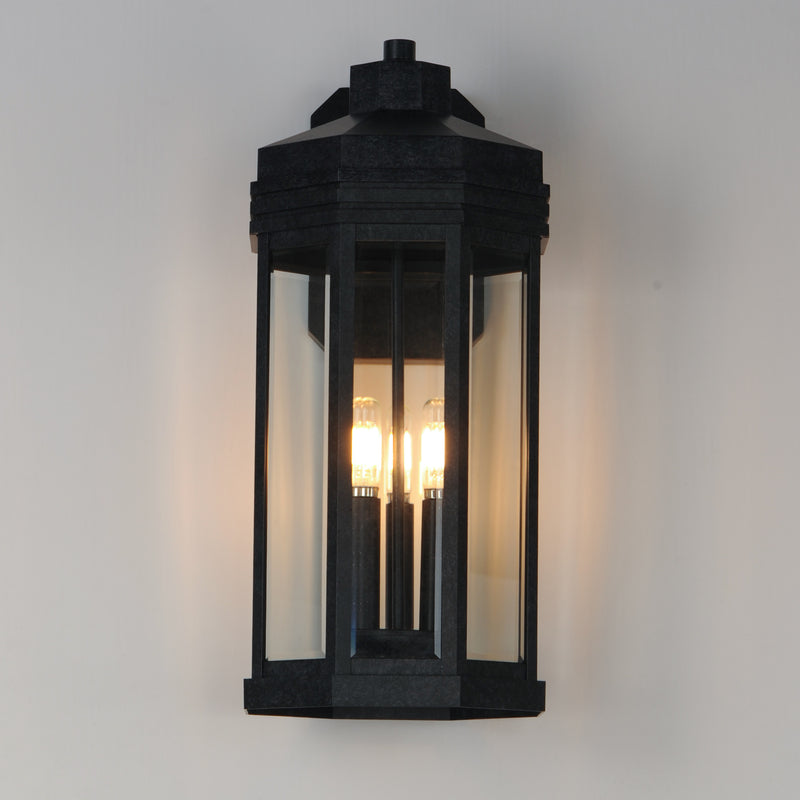 Maxim 30224CLBKP Wright 3 Light Outdoor Wall Sconce | Black Patina